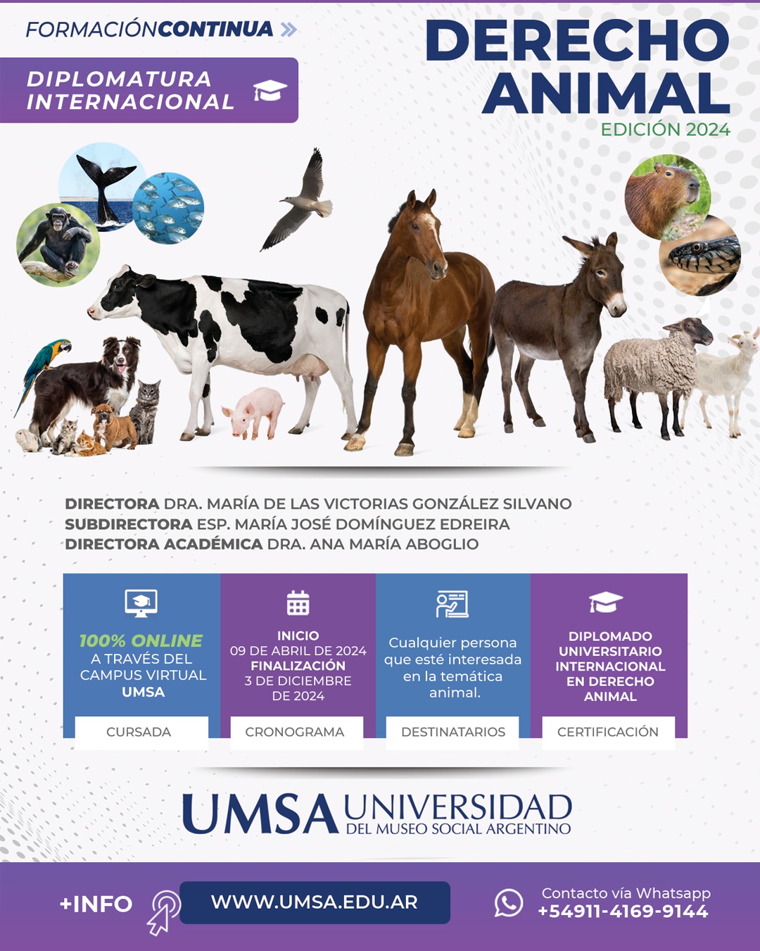 Diplomatura Internacional de Derecho Animal